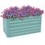 Lit de jardin surélevé pour l'extérieur en acier galvanisé Rondrick - vert - l 4 pi x P 2 pi x H 2 pi-1813317867-1868494454
