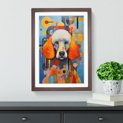 Poodle Constructivism - Framed Print