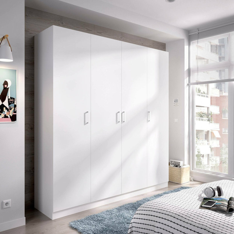 4 Door Manifactured Wood Wardrobe