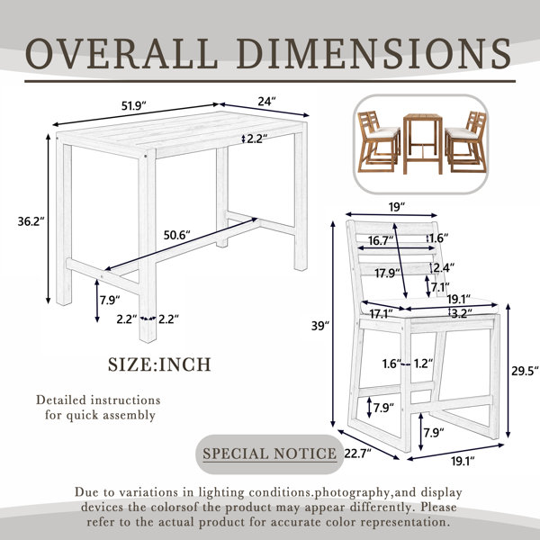 Dimensions du produit