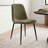 4- Person Dining Table Sets With Extendabe Oval Table & 4 Upholstered Chenille Dining Chairs-69774380