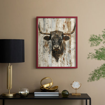 ANIMALS Series DVIII, reproduction encadrée - bois massif