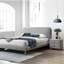 Table de chevet 2 tiroirs Grey Boucle
