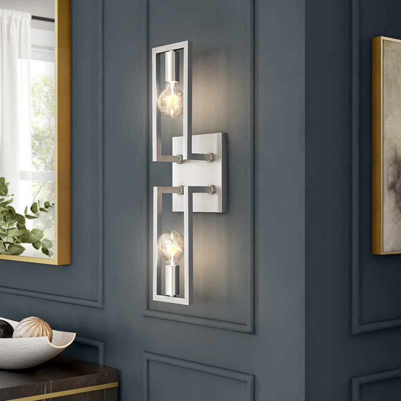 Steel Flush Mounted Sconce