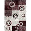 Tapis rouge à motif abstrait Dhurrie 8 pi x 10 pi-714510806