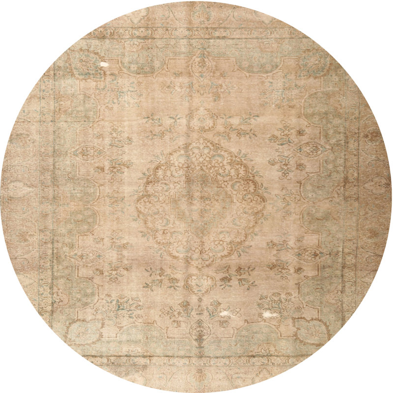 Oriental Indoor Rug, Round 5'