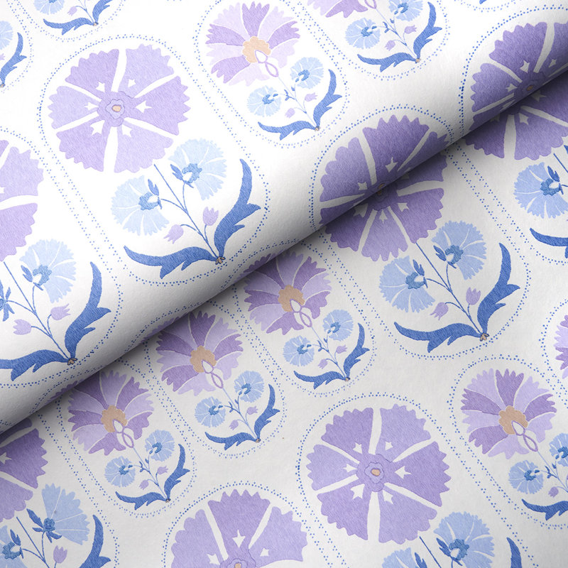 Papier peint floral Anjuna, Lilas