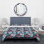 Ensemble de housse de couette lilies et hibiscus designart-35229400