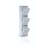 Multi-Purpose Storage Cabinet, White, 13.0 x 53.5 x 9.8 inches | 100% Sheet Metal, Wall-Mountable | 15.9 Quart Storage Capacity per Shelf | No Assembly Required, Ideal for Outdoor Use, Modern Design-1061306431