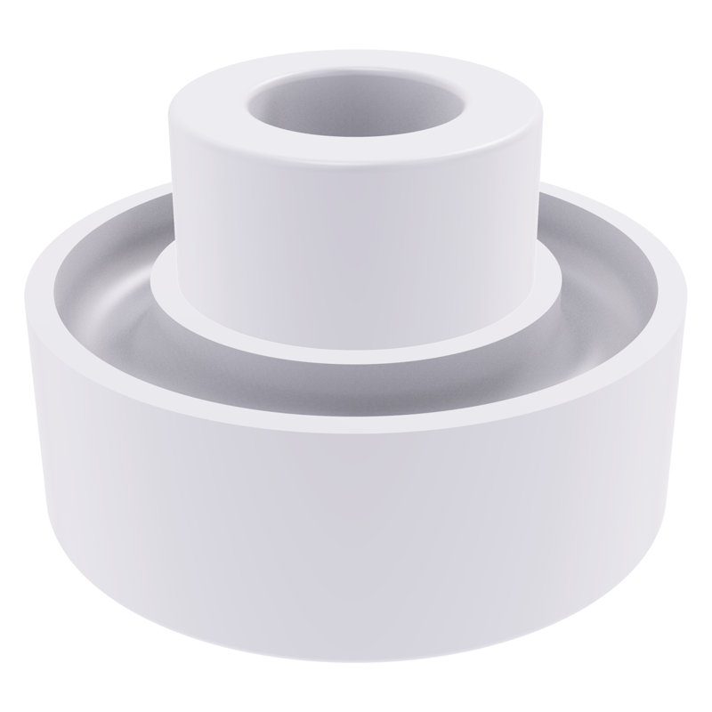 Photophore en laiton 1,75 po, Blanc mat