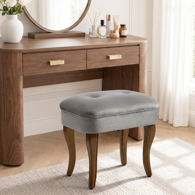 Chaise de coiffeuse en bois massif