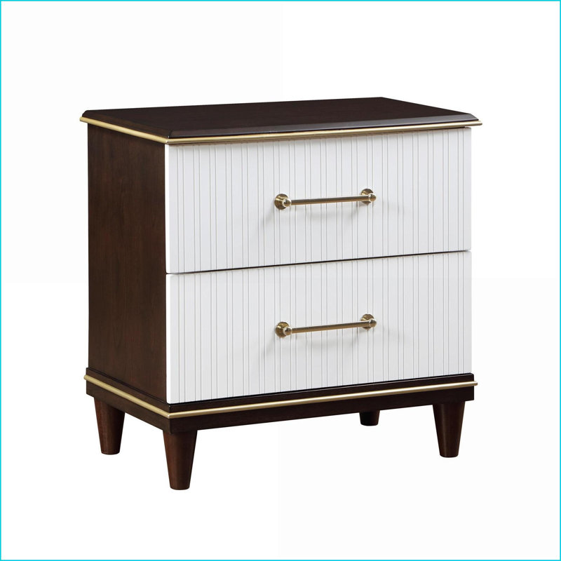 Table de chevet 2 tiroirs Modern