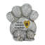 Marqueur de pierre à motif de pattes pour chat Exhart, 7,5 x 4,5 x 8 po
