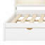 Lit de jour multifonctionnel en bois avec éclairage DEL, ports USB, tablettes de rangement et 2 tiroirs-1698903246