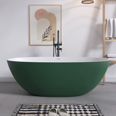 Baignoire de trempage autoportante 65 po. X 29 po. 65 po.