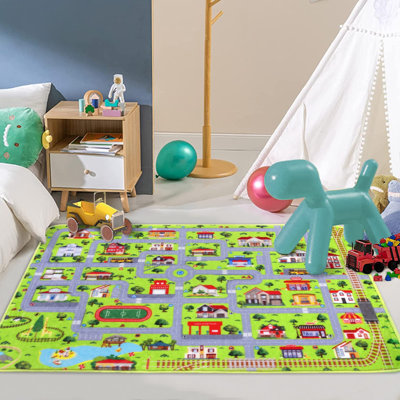 Machine Printed Area Rug