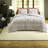 -Piece Full Queen Bedding Sets, Blush Gold Floral Comforter for Home