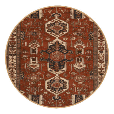 Machine Washable Turkish Brown Area Rug