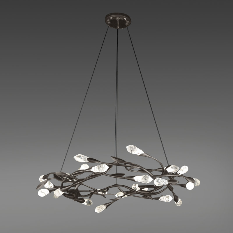 Secret Garden 1 - Light LED Pendant, Antique Pewter