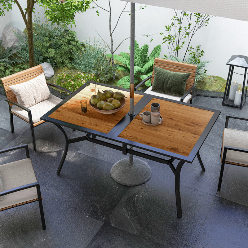 Auja Outdoor Table,wood, Brown
