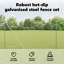 Vidaxl Chain Link Fence With Posts Steel-116797809-116797813