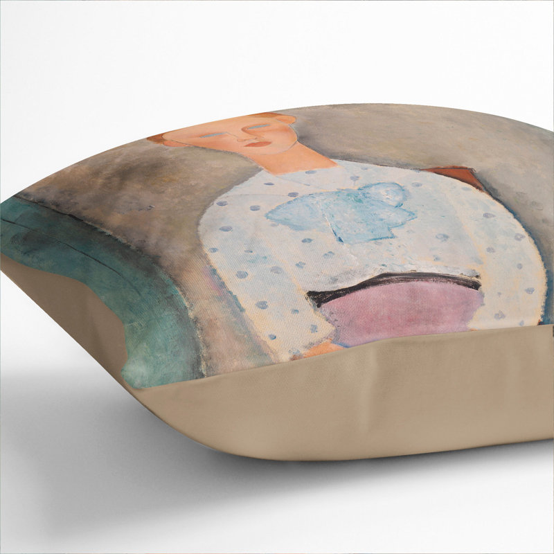Square Cushion, 40cm H x 40cm W x 15cm D, Stone