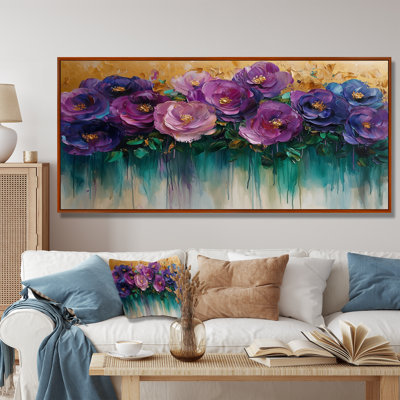 «Fantasy Field - Roses», reproduction d'art sur toile