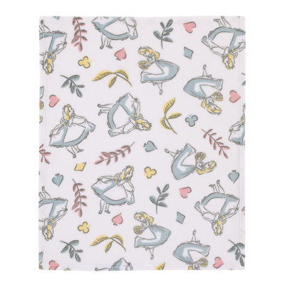 Couverture pour bébé Alice au pays des merveilles bleu clair Alice