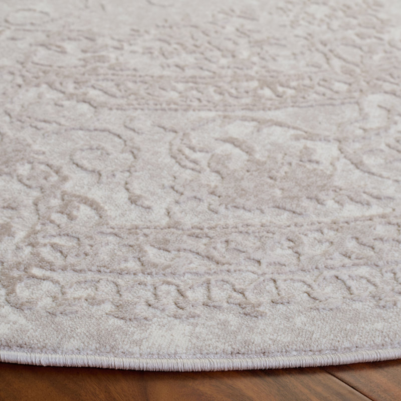 Calidia Oriental Indoor Rug, Round 5'