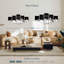 Ensemble de 5 pièces Urban USA par Dallas Skyline BW sur toile-93822412