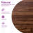 Kaboon 24In Floating Cube Shelves Set Of 2, Rectangle 2 Cubes, Dark Walnut-130890034-119971541