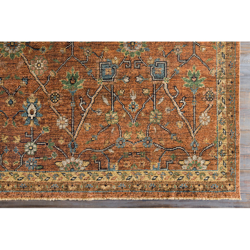 Meja Wool Oriental Area Rug, Rectangle 9' x 12'