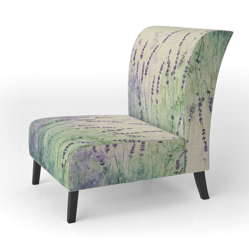 Fauteuil de chambre Lavender Meadow Drift I Lavender, Slipper Armless