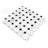 Carrara White Octagon and Black Jade Dot Marble Mosaic Polished Wall & Floor Tile-136025272