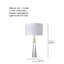 Lampe de table en cristal