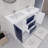 Eden 60" Double Sink Bathroom Vanity Set-1681175472