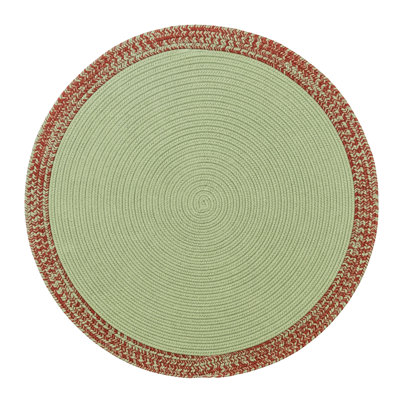 Tapis rond réversible de Noël Gruentker