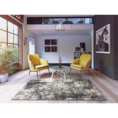 Ainesh Rectangle Abstract Area Rug