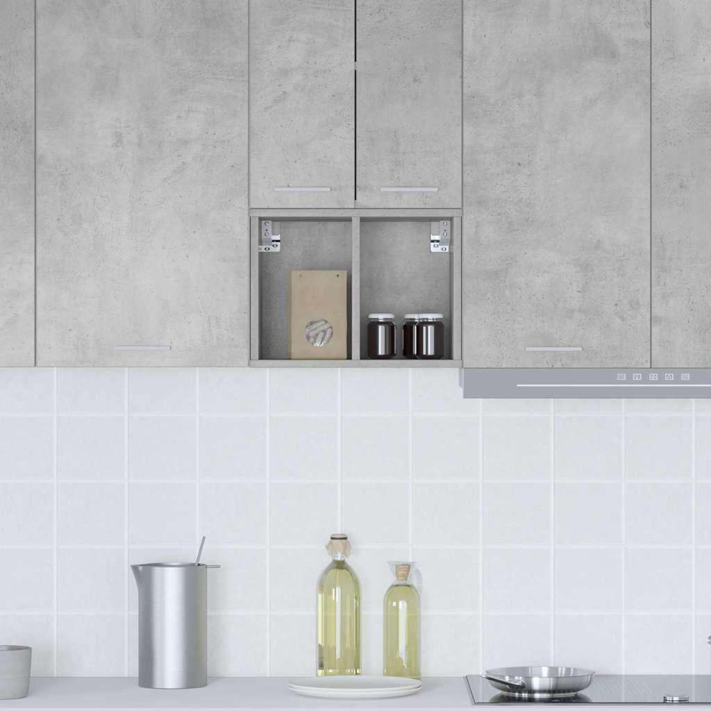 Vidaxl Hanging Cabinet With Storage Riga Black Oak 30 X 29.5 X 40 Cm