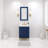 Bristol 24" Carrara White Marble Countertop Bath Vanity with Faucet-1748665830