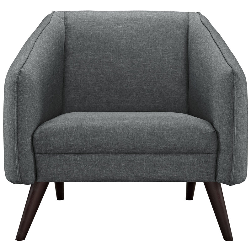 Modway Draw Dining Chair, Gray Performance Velvet