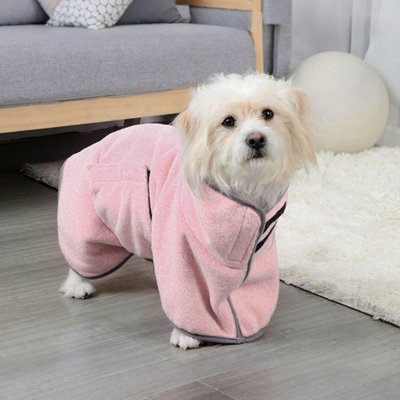 Chien peignoir super absorbant pour cheveux secs Quickly Xs