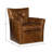 Calloway 31'' Wide Genuine Leather Swivel Club Chair-1069058364