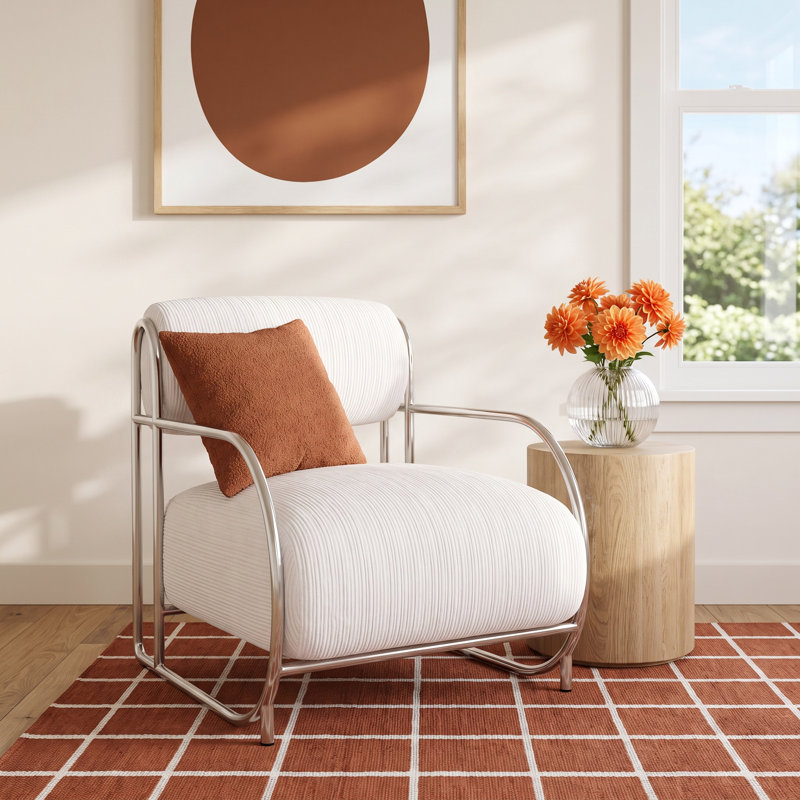 Vanola Metal Frame Accent Chair
