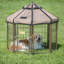 Chenil pour chien modulaire et parc avec abri pour animaux - abri pour animaux intérieur, extérieur et portable, 3 pi-69682209-69682213