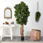 Faux Fiddle Leaf Fig Tree in Pot-8332280