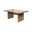 Kamiyha Coastal Wood Kitchen Table, Dining Table, Rectangular Table, Office Table, Brown