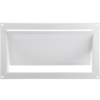 VEVOR 5cm W x 46.5cm L Powder Coated Steel Louver / Gable Vent