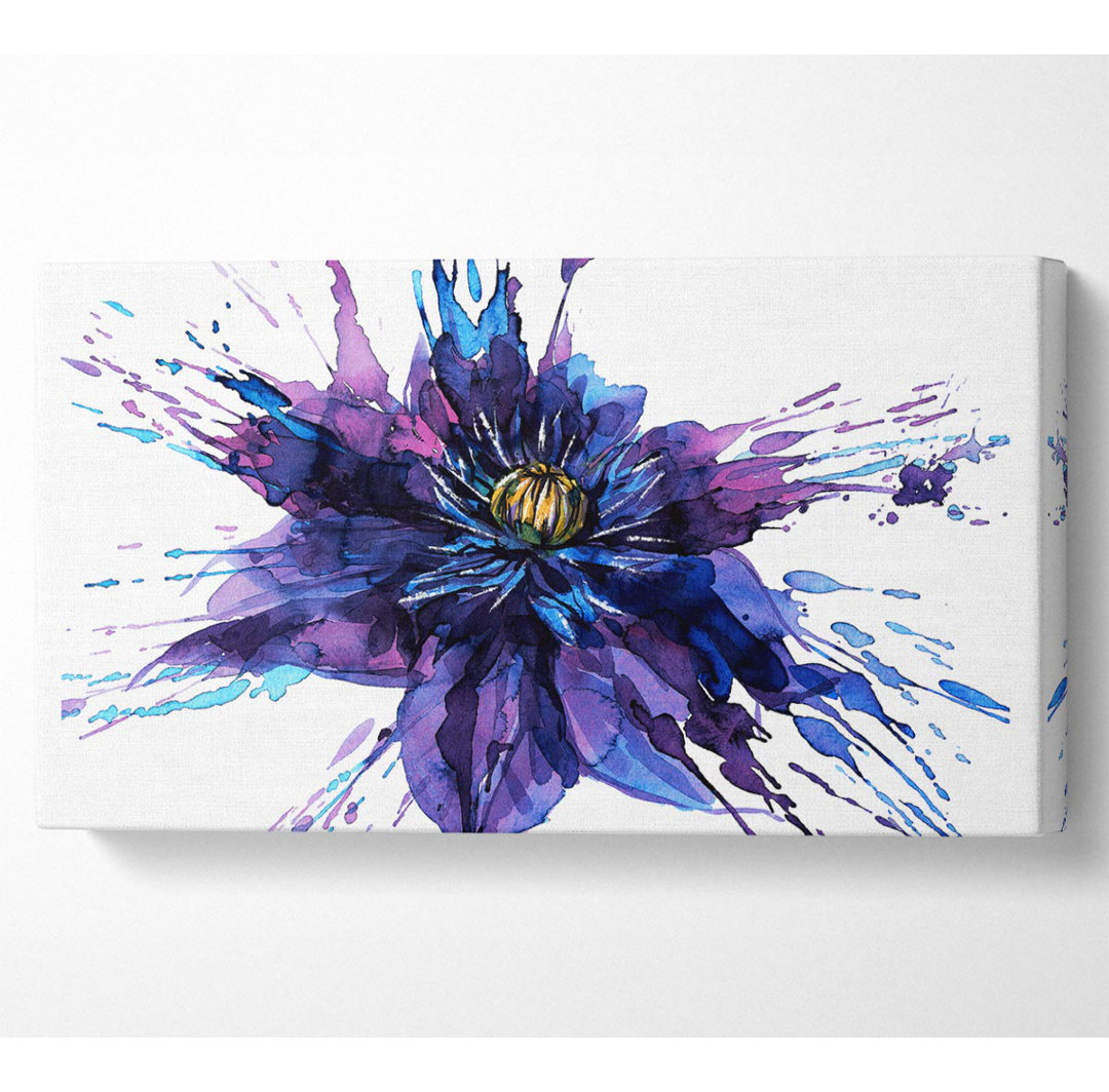 Water Lily Splash - Kunstdrucke auf Segeltuch