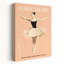 Ballerine classique sur pointe, art mural rétro classique élégant-1069870780